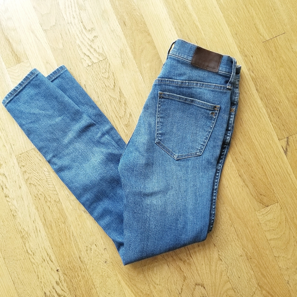 Madewell 10" high riser skinny jeans